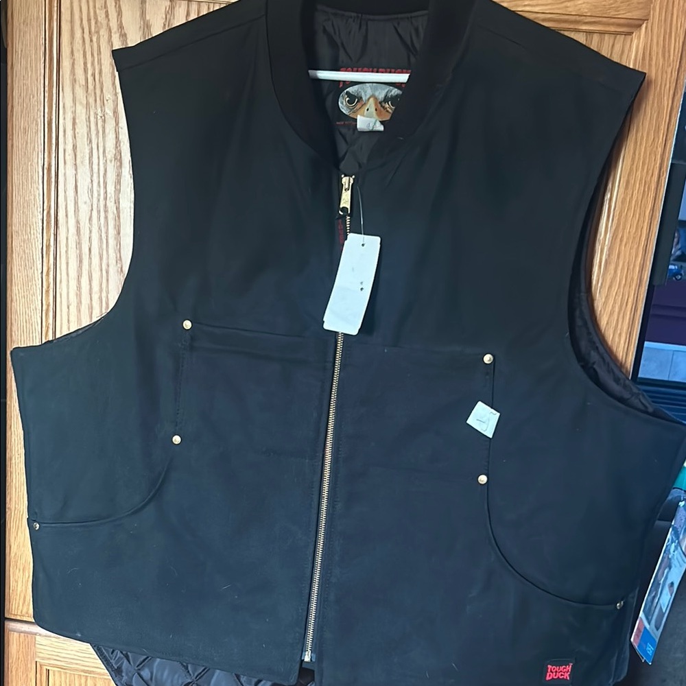 Tough Duck Men's Black Work Vest
